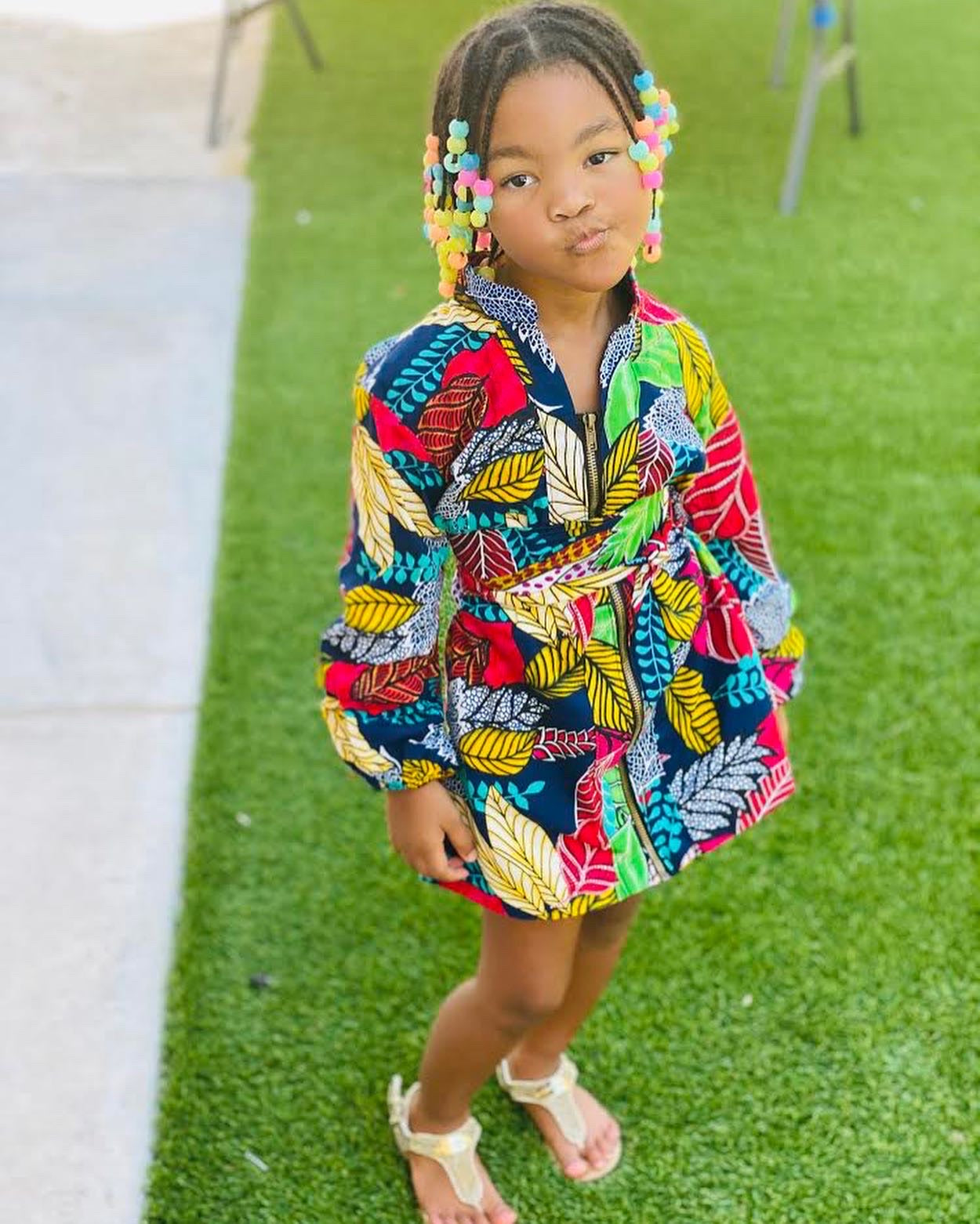 Amaechi little girls dress – ACE KOUTURE